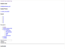 Tablet Screenshot of gravitausa.com